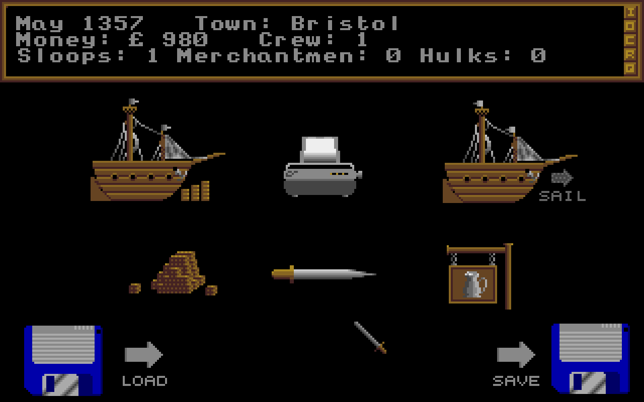 Trader II atari screenshot